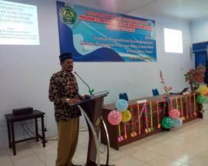 Sambutan & pembukaan wakil dekan dalam acara pengabdian kepda masyarakat prodi PIAUD tema strategi pengendalian sistem manajemen melalui penguatan pemetaan mutu satuan PAUD di kab. Ciamis